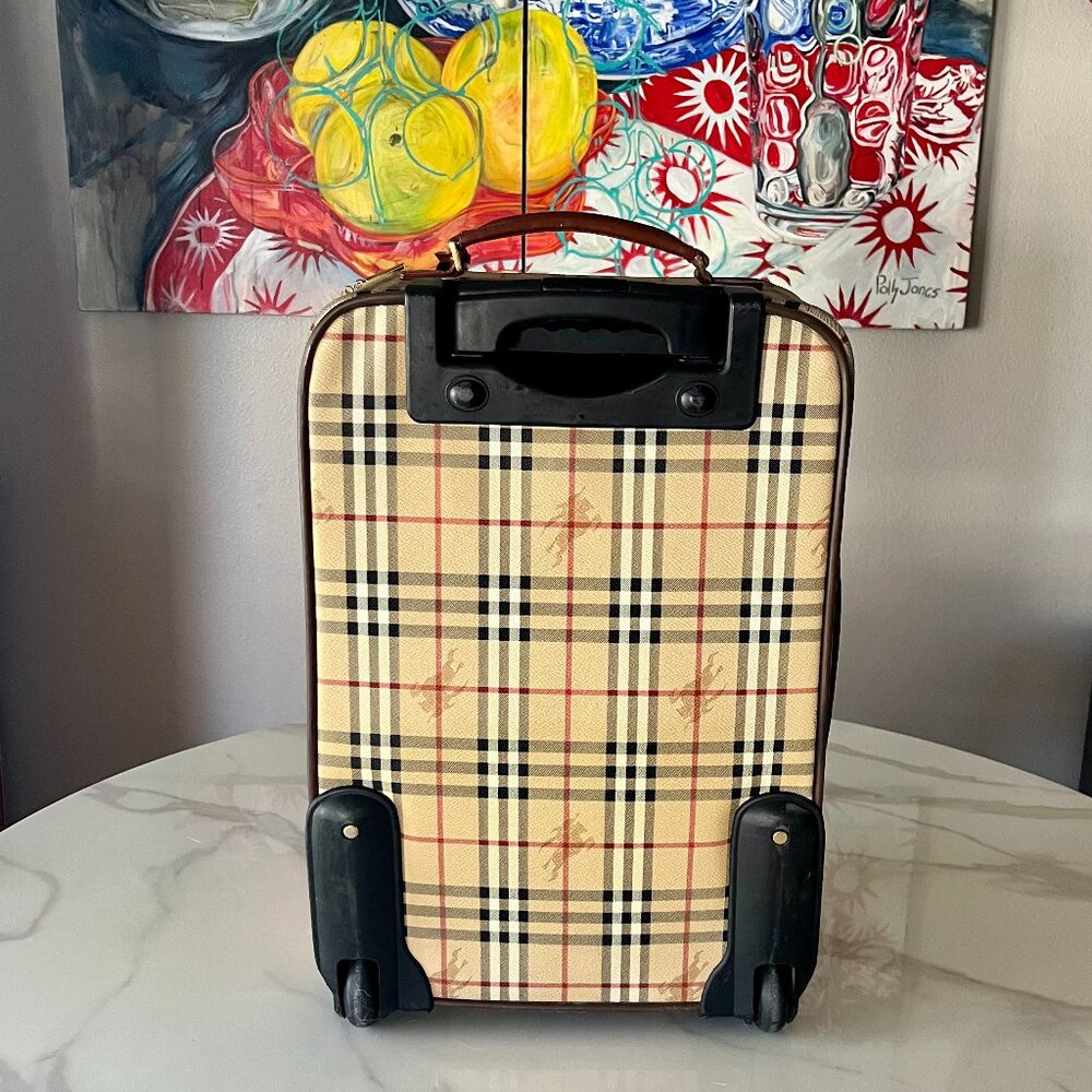Burberry Haymarket Check Vintage Suitcase - Picture 2 of 13